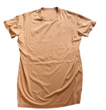 Uniqlo Women's Super Soft Shirt Dress in Warm Brown Size M