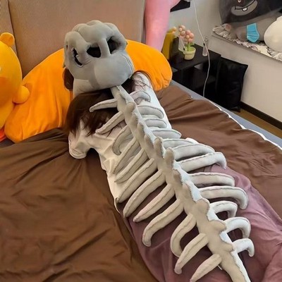 Dinosaurier Skelett Kostüm d'Halloween, Zubehör Rollenspiel