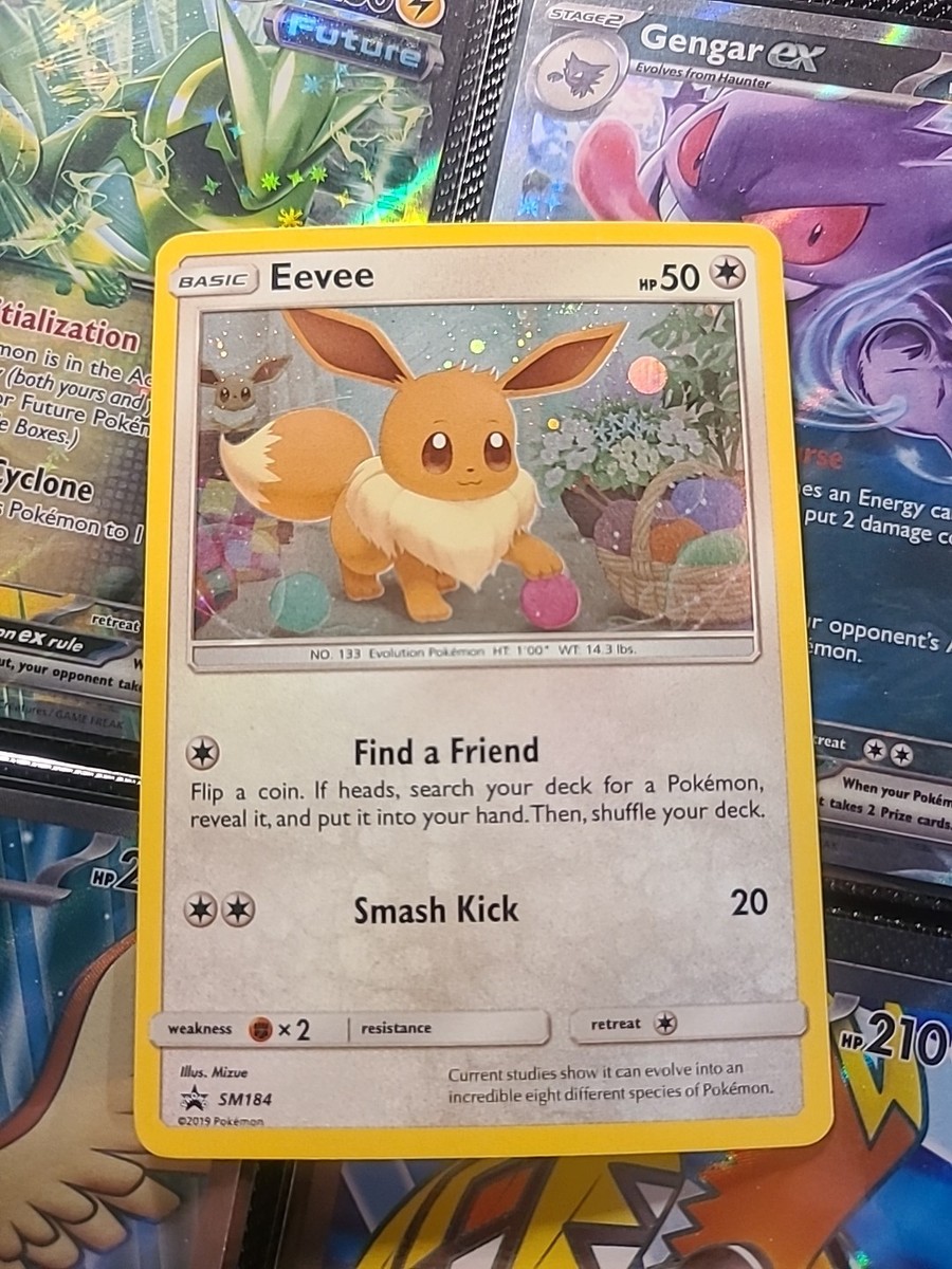 Eevee SM184 Pokemon Promo Cosmos Holo | eBay