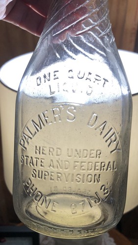 Palmers Milchflasche, Cambridge, Maryland - Quart - Bild 1 von 4