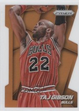 2014-15 Panini Prizm Orange Die-Cut Prizm 33/139 Taj Gibson #132 5v6