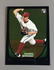 2011 Bowman Chrome Draft Bryan Shaw RC Arizona Diamondbacks #42