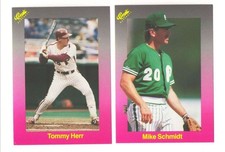 1989 Classic Travel Purple - PHILADELPHIA PHILLIES Team Set