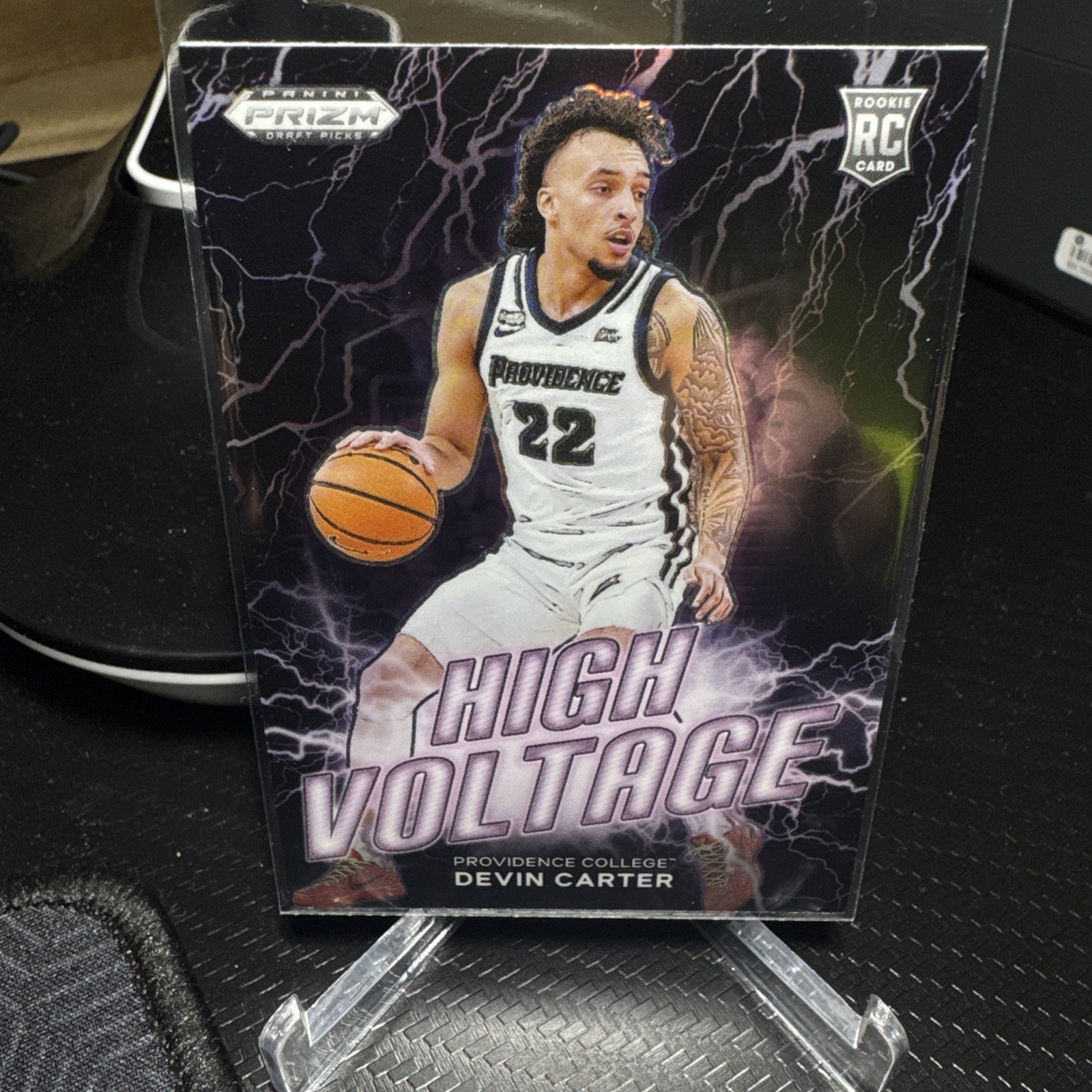 2024 Panini Prizm Draft Picks #6 DEVIN CARTER HIGH VOLTAGE SSP RC Case Hit!