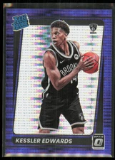 2021-22 Panini Donruss Optic Purple Pulsar Prizm Rated Rookie RC Kessler Edwards