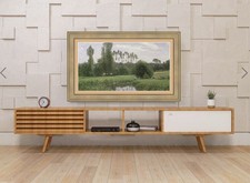 Deco TV Frames - Champagne Smart Frame 65” Compatible ONLY Samsung The Frame