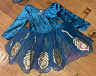 GYMBOREE Peacock Halloween Costume Dress Wings Headband Girl's Medium 7-8 — photo 5