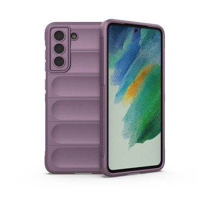 Samsung Galaxy S21 FE Magic Shield Hülle TPU Flanell Lila