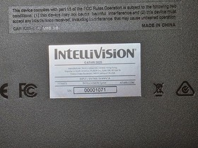 Intellivision Sprint Video Game Console 45 Built-In-Games & Controller Overlays