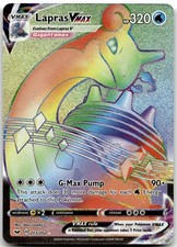 Lapras VMAX 203/202 Rainbow Rare Sword & Shield Pokemon Holo Near Mint on eBay