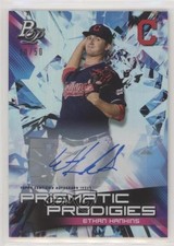 2019 Bowman Platinum Wal-Mart Prismatic Prodigies 10/50 Ethan Hankins Auto 8d2