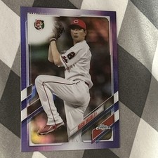 2021 Topps Chrome NPB #50 Daichi Ohsera Purple Refractor 125/ 299 Carp Nippon