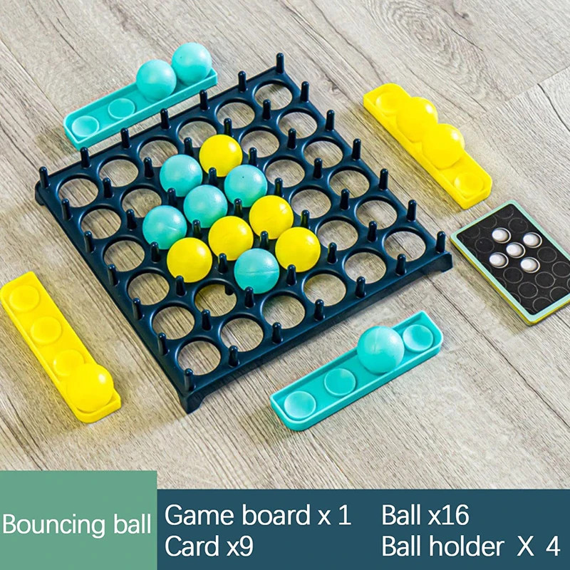 Kids Ball Bouncing Game Parent-Child Interaction Board Game Toddler Toss Ball Ga