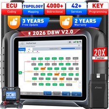 2026 Xtool D8w Auto Full Diagnostic Tool Bi-directional Wifi Scanner Topology 