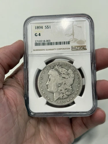 1894 Morgan Dollar $1 NGC G4 G04 Silver Original Key Date