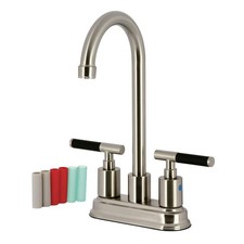 Kingston Brass FB849.CKL Kaiser 1.8 GPM Standard Bar Faucet - - Nickel