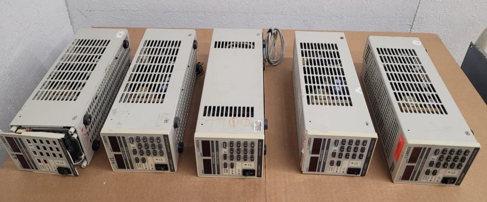 Lot of 5 Lambda Regulated DC Power Supply LLS5008, 0-8V 10A For Parts or Repair - Image 2 of 4
