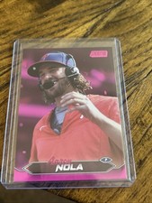 2024 Topps Stadium Club - Aaron Nola #295 Pink Foil