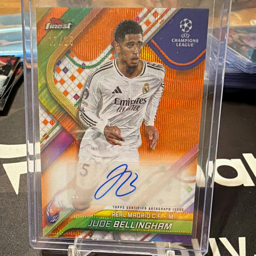 Topps Finest UEFA Club Competitions 2024-25 Bellingham Auto BA-JU Real Madrid