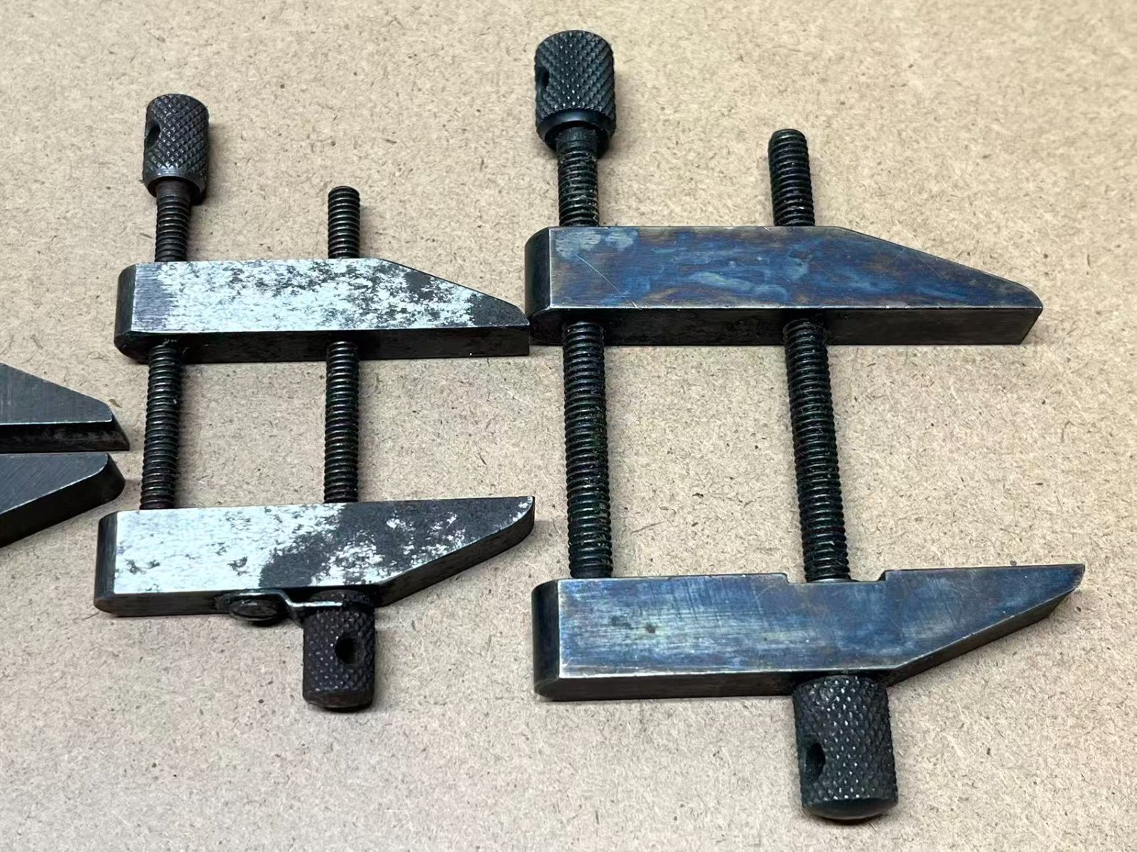 Vintage a Set 5 of Starrett No.161-A/B Toolmakers' Parallel Clamps