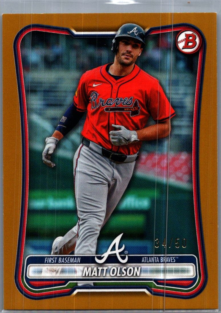 2026 Bowman #38 Matt Olson Gold #/50