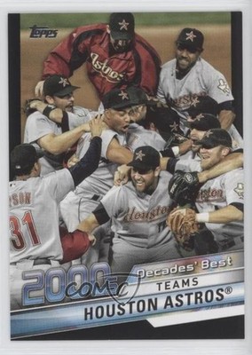 2020 Topps Update Decades Best Teams Black 65/299 Houston Astros #DB-60 06ee