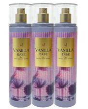 3 BATH  BODY WORKS VANILLA EASE FINE FRAGRANCE MIST BODY SPRAY 8 FL OZ NEW