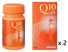 2x Shiseido Q10 Shiny Beauty Supplement 60 Tablets Each – Coenzyme Q10 Japan