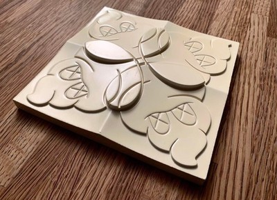 KAWS Tile OriginalFake 2006 Signed Novelty Opening reception gift