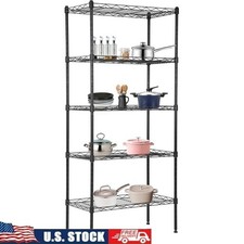 Adjustable Heavy Duty Metal Shelving Unit Garage Storage & Organization New