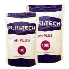 Puri Tech Chemicals pH Plus 15 lb Resealable Bag for Pools & Spas Increases pH