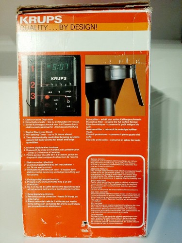 Krups Coffee Time Limited Edition Vintage Coffee Maker Very Good Condition - Picture 2 of 12