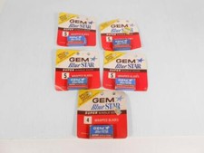 GEM BLUE STAR SUPER SINGLE EDGE RAZOR BLADES 25 BLADES (5Packs)