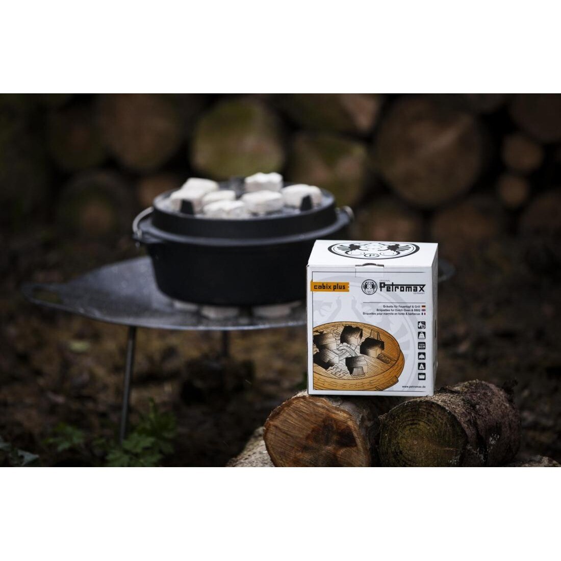 9 kg Petromax Cabix Plus Briketts für Dutch Oven & Grill Feuertopf