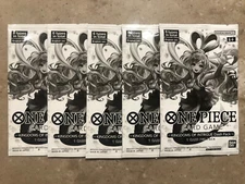One Piece Kingdoms Of Intrigue Dash Promo Packs 1 Card Per Pack x5 . OP04