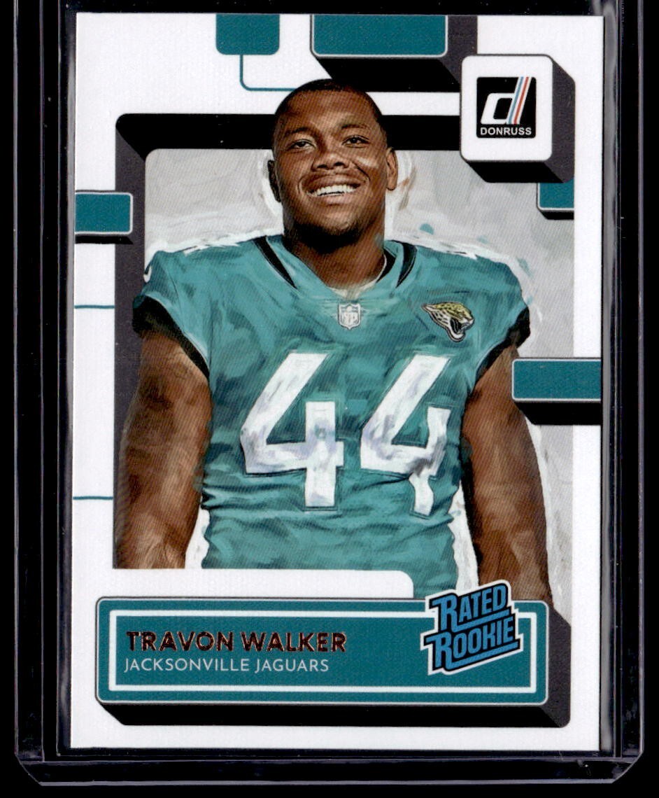 2022 Panini Donruss Travon Walker Rated Rookie Portrait #325 Jaguars