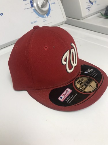 New Era Washington Nationals GAME 59Fifty Fitted Hat (Red) MLB Cap - Picture 4 of 8