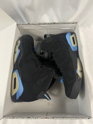 Size 10.5 | Jordan 6 UNC With Box | Pre-Owned Nike Air Jordan 6 Retro UNC Home Size 12 Men main image 2