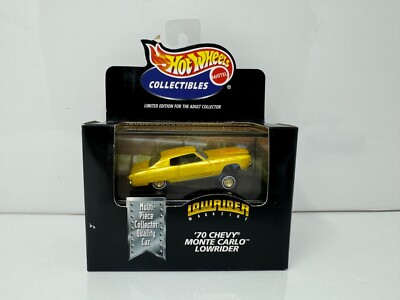 Hot Wheels Lowrider Magazine 1970 Chevy Monte Carlo Lowrider 1:64