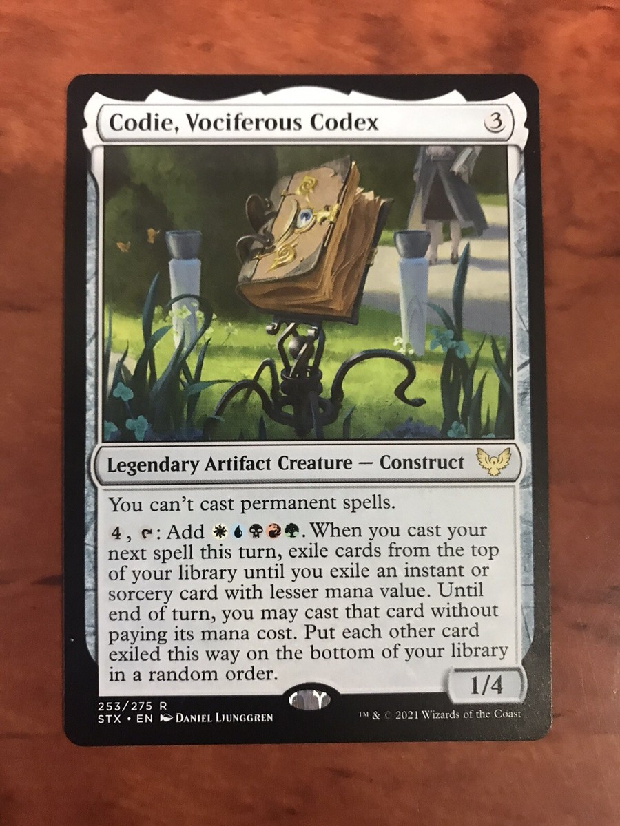 Codie Vociferous Codex MTG Magic the Gathering Card NM Near Mint Strixhaven  STX | eBay UK