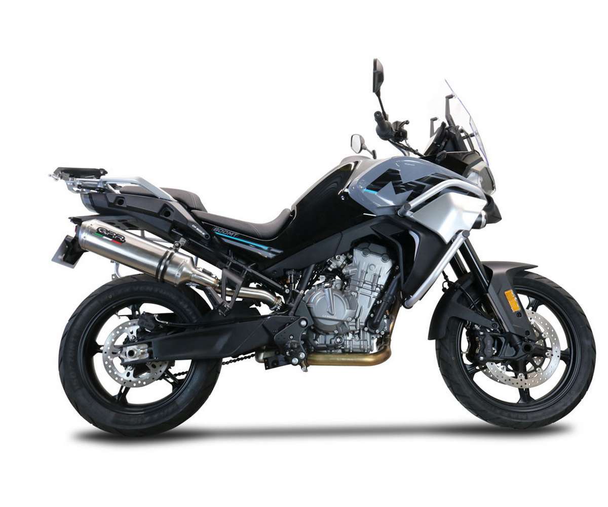 Exhaust Muffler GPR Satinox Approved Cf Moto 800 Mt Touring 2022 2024