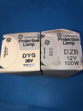 GE Projection Lamp DYG 30V 250W Or DZB 30v 250W - New Old Stock