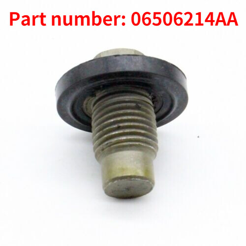 1PC 06506214AA Engine Oil Pan Drain Plug Bolt FIT For Jeep Dodge
