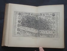 EARLY LONDON THEATRES by T. Ordish: Drama / Theatrical / Playhouses / Maps 1899