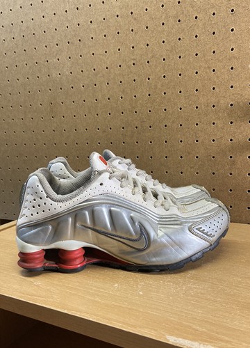 Nike Shox R4 Metallic Silver/White 