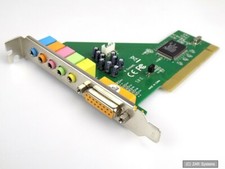 CMI8738/PCI-6ch-MX HRTF 3D Audio Sound Sound Card PCI 6-Channel GamePort, BULK, 1A