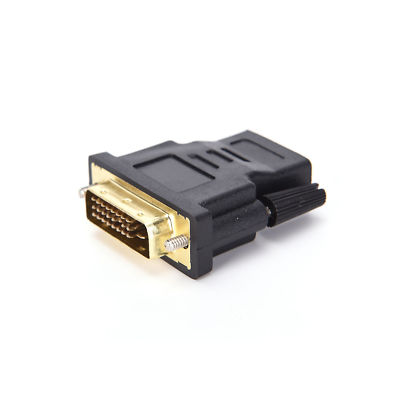 DVI-D 24+1Pin DVI Male to HDMI Female adapter Gold-Plated M to F Converter AHS