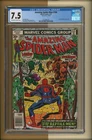 Amazing Spider Man #166, CGC 7.5 Rare Mark Jewelers Star stamp John Romita cover