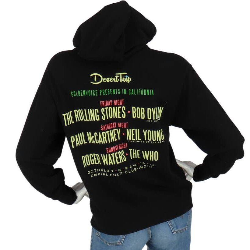 Desert Trip 2016 Festival Concert Coachella Rolling Stones Who Hoodie Sweatshirt