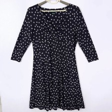 Lauren Ralph Lauren LRL A-Line Dress Petite’s 16 Black White Print Faux Wrap